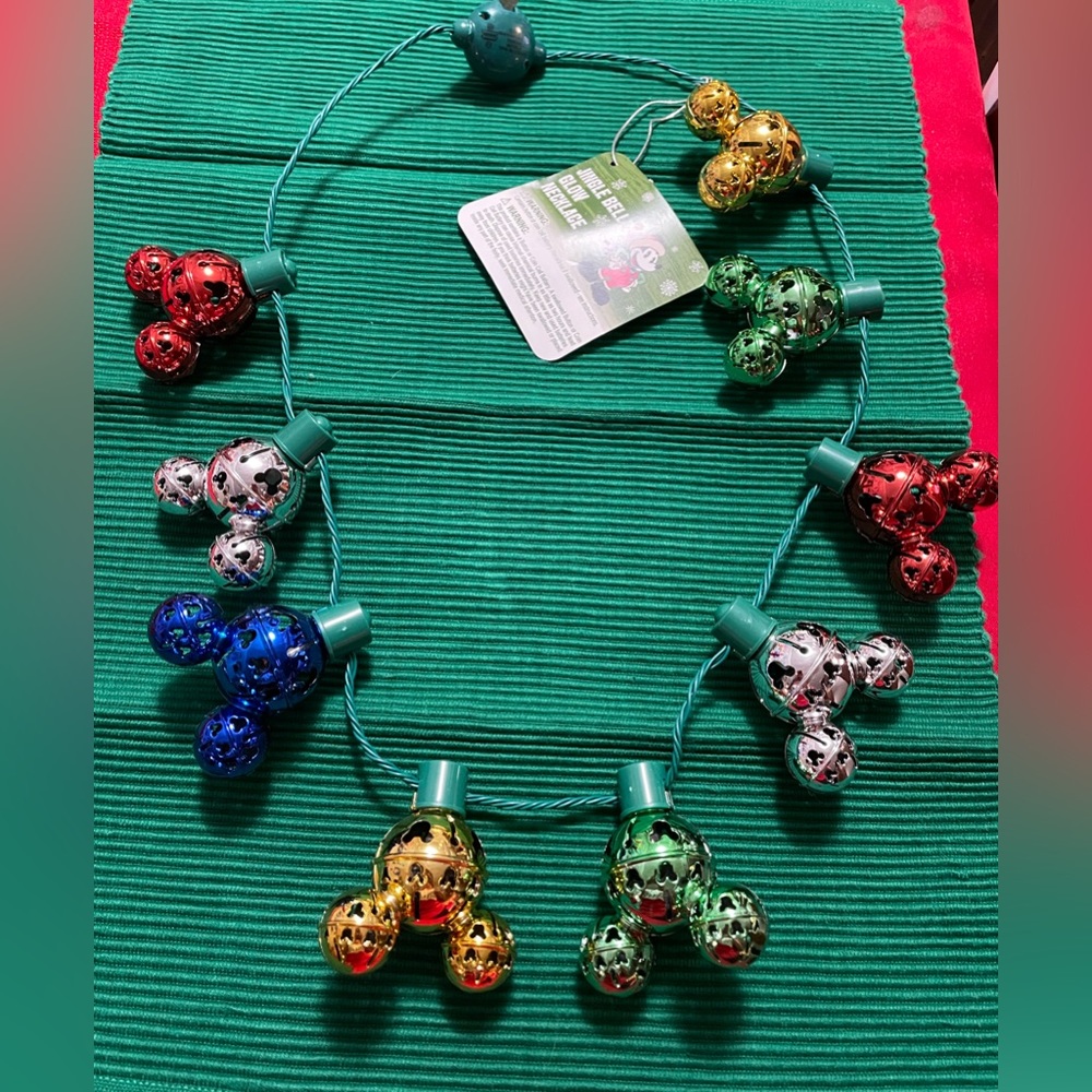 Disney glow necklace